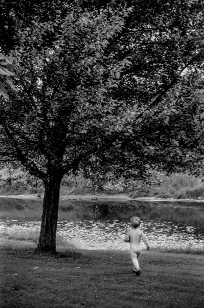 Child, Witton Park, River Blakewater - Blackburn - A Town and its People by Christopher John Ball