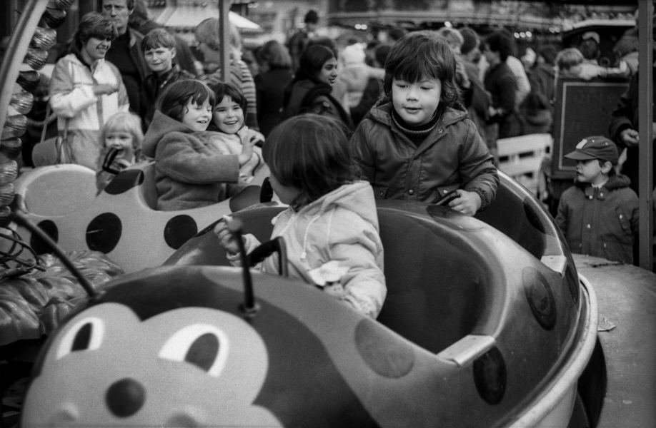 Riding The Ladybird At Blackburn Easter Fair, Blackburn Riding The Ladybird At The Easter Fair - Blackburn a Town and its People Photographic Study