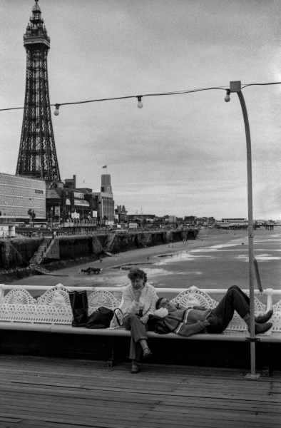 Couple on North Pier , Blackpool 1988 From British Coastal Resorts - Photographic Essay by Christopher John Ball Couple on North Pier , Blackpool 1988 From British Coastal Resorts - Photographic Essay by Christopher John Ball