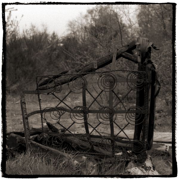 Metal Sofa Frame from Discarded a photographic essay by Christopher John Ball Photographer and Writer