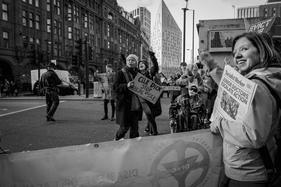 Boycott Workfare, DPAC and Mental Health Resistance Network - 4 March 2016 Road Block, Old Street, London - Photographs by Christopher John Ball Boycott Workfare, DPAC and Mental Health Resistance Network - 4 March 2016 Road Block, Old Street, London - Photographs by Christopher John Ball