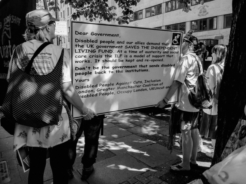 How DPAC celebrated Independent Living Day with an 'Independent Living Tea Party' 4th July 2014