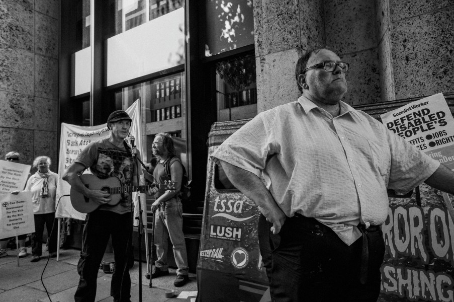 DPAC demonstration outside Department for Work and Pensions, London. 4th September 2013 Photographs by Christopher John Ball DPAC demonstration outside Department for Work and Pensions, London. 4th September 2013 Photographs by Christopher John Ball