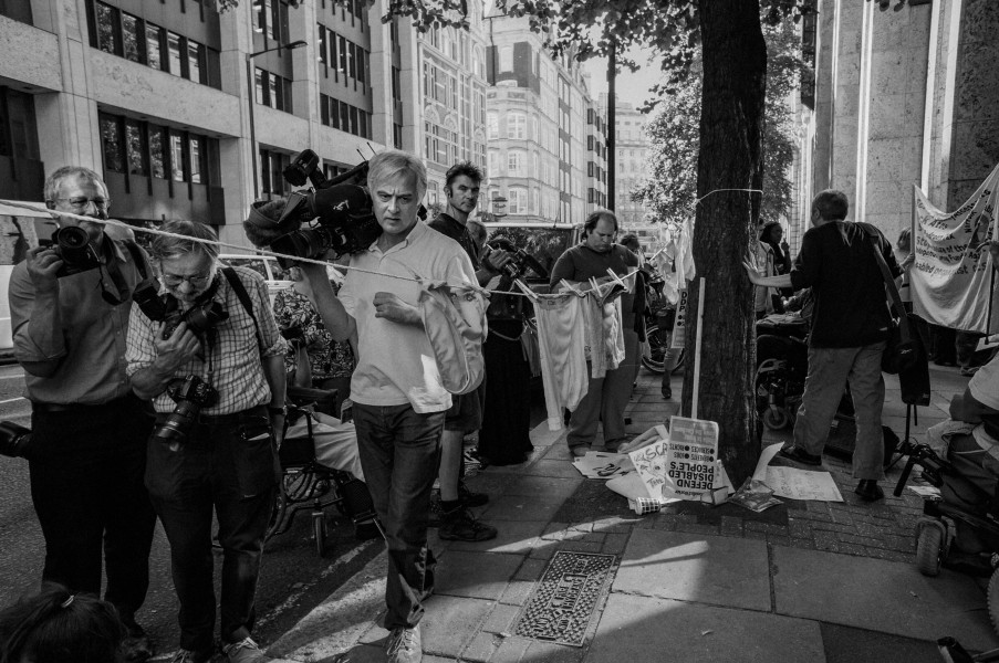 DPAC demonstration outside Department for Work and Pensions, London. 4th September 2013 Photographs by Christopher John Ball DPAC demonstration outside Department for Work and Pensions, London. 4th September 2013 Photographs by Christopher John Ball