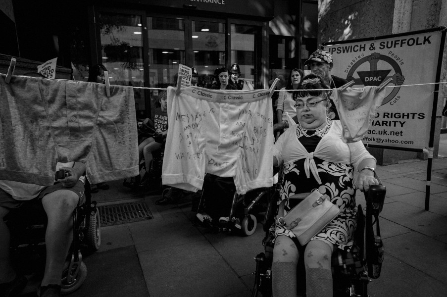 DPAC demonstration outside Department for Work and Pensions, London. 4th September 2013 Photographs by Christopher John Ball DPAC demonstration outside Department for Work and Pensions, London. 4th September 2013 Photographs by Christopher John Ball