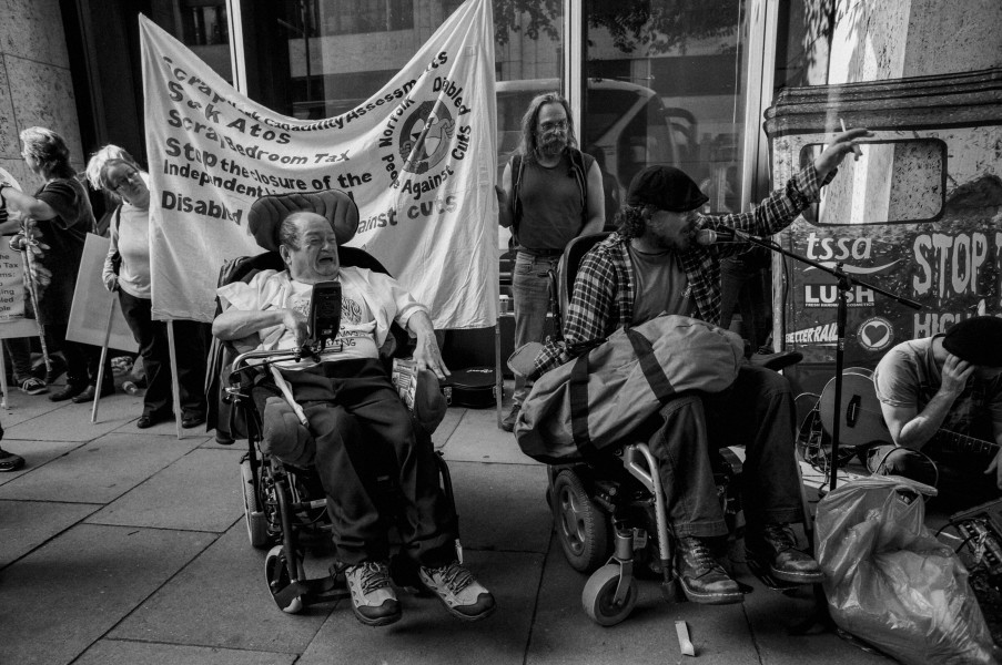 DPAC demonstration outside Department for Work and Pensions, London. 4th September 2013 Photographs by Christopher John Ball DPAC demonstration outside Department for Work and Pensions, London. 4th September 2013 Photographs by Christopher John Ball