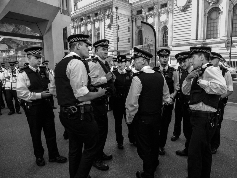 DPAC demonstration and road block, London 4th July 2014