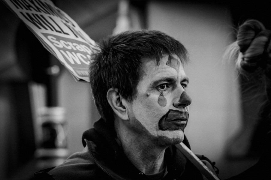 DPAC - Demonstration at Maximus Offices, London 2nd March 2015 Photographs by Christopher John Ball