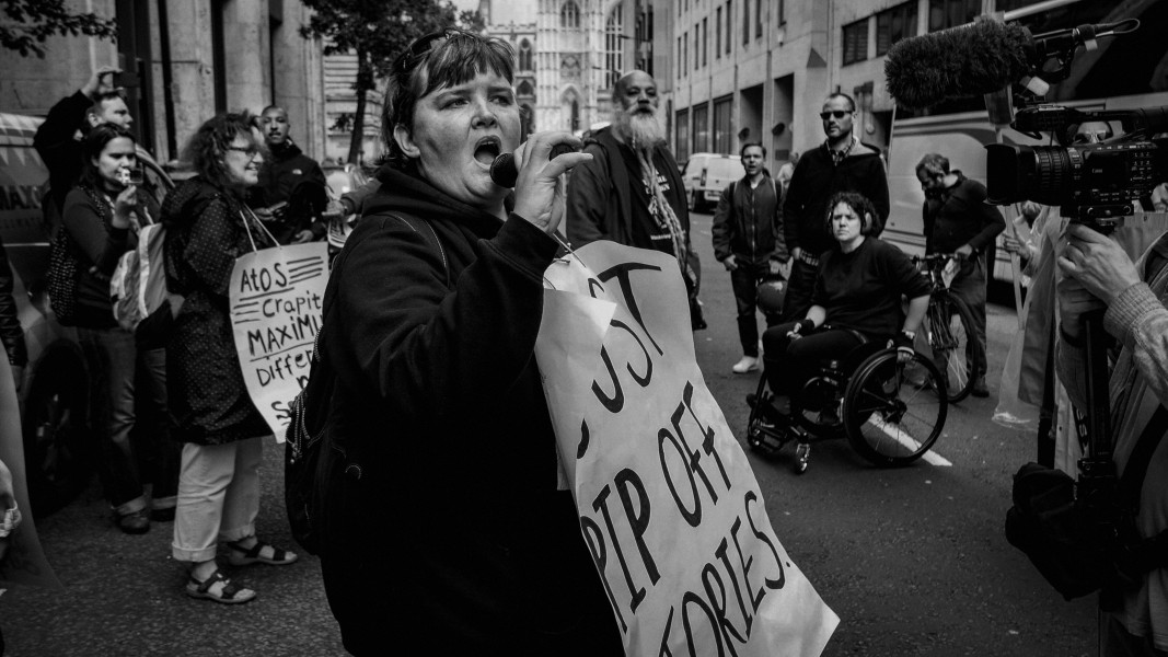DPAC - PIP Fightback. Day of Action Against PIP. 13th July 2013, London. Part Two - Outside DWP Offices. Photographs by Christopher John Ball DPAC - PIP Fightback. Day of Action Against PIP. 13th July 2013, London. Part Two - Outside DWP Offices. Photographs by Christopher John Ball