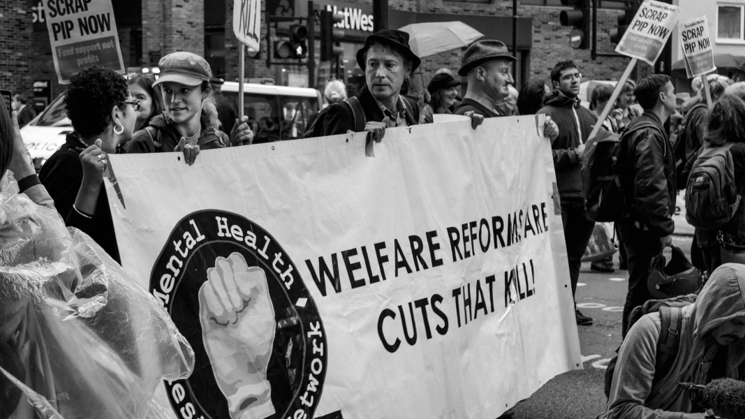 DPAC - PIP Fightback. Day of Action Against PIP. 13th July 2013, London. Part One - March towards DWP Offices. Photographs by Christopher John Ball