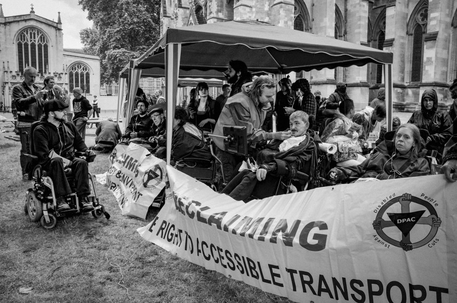 DPAC Save the Independent Living Fund – Westminster Abbey Demo June 28th 2014