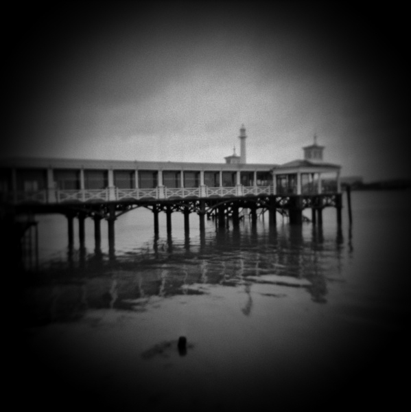 Holga shot of Gravesend 'Pier' - 2 photographs by Christopher John Ball - Photographer & Writer Holga shot of Gravesend 'Pier' -2 by Christopher John Ball - Photographer & Writer