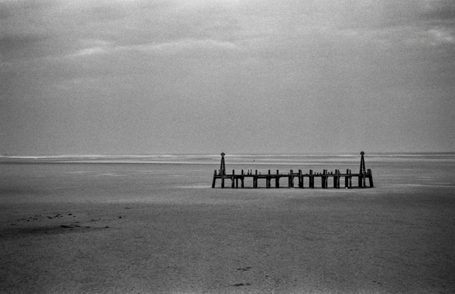 Pier remains, Lytham St Annes 1989 From British Coastal Resorts - Photographic Essay by Christopher John Ball Pier remains, Lytham St Annes 1989 From British Coastal Resorts - Photographic Essay by Christopher John Ball