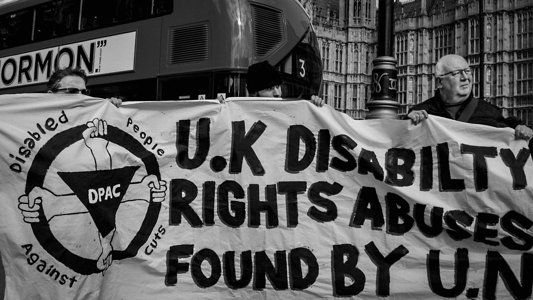 DPAC - Protest Against the PIP Changes - 7th March 2017 Westminster, London. Photographs by Christopher John Ball
