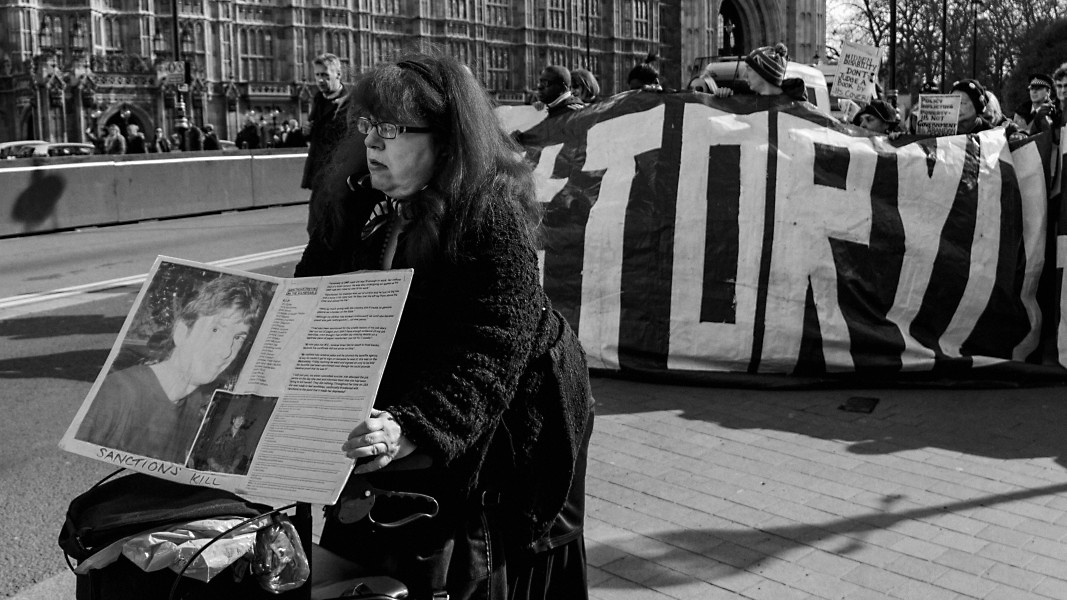 DPAC - Protest Against the PIP Changes - 7th March 2017 Westminster, London. Photographs by Christopher John Ball