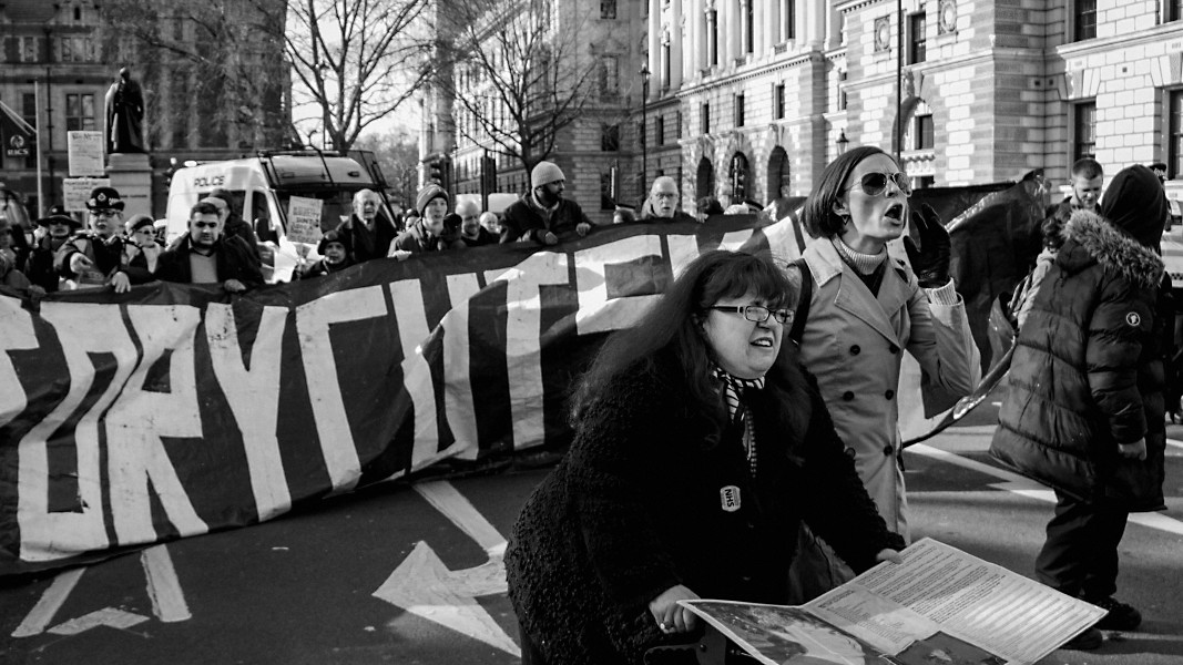 DPAC - Protest Against the PIP Changes - 7th March 2017 Westminster, London. Photographs by Christopher John Ball
