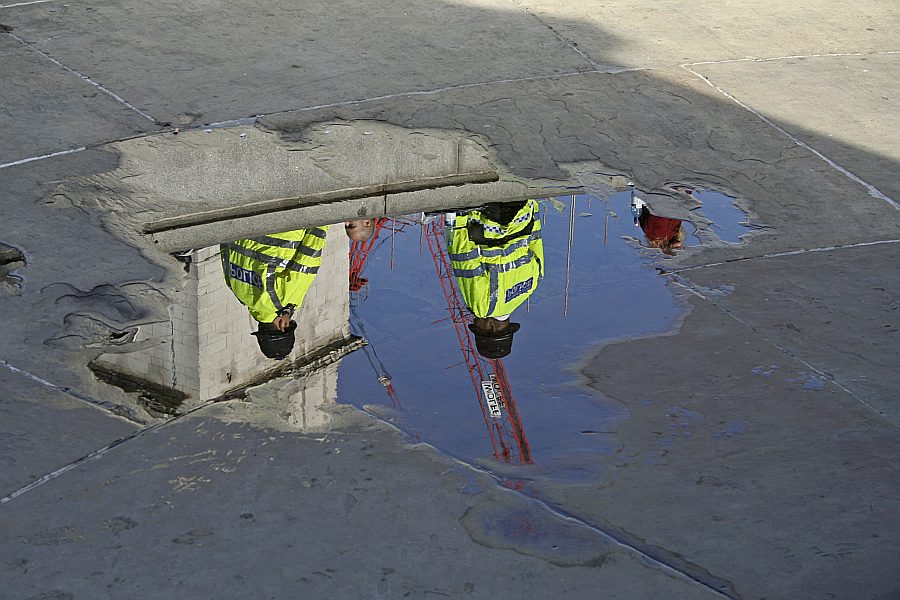 Student Demonstration against Fees at Trafalgar Square 6th October 2006 - London - A City and its People A photographic study by Christopher John Ball - Photographer and Writer