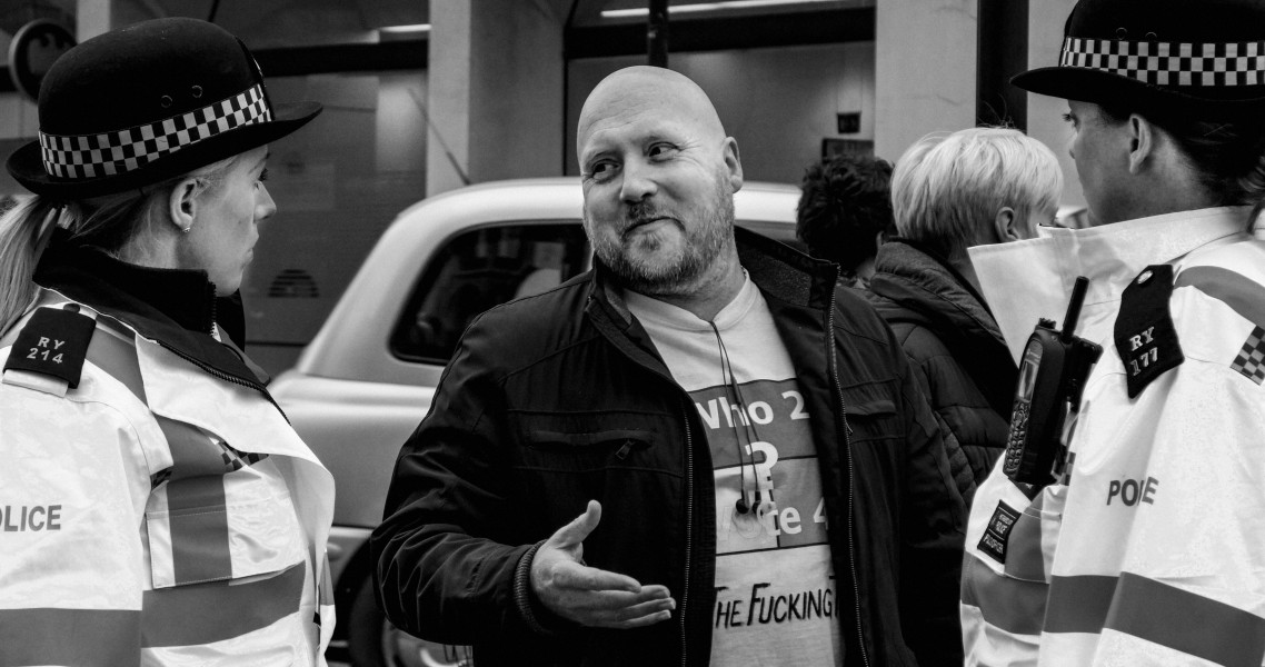 DPAC 'Trash The Tories' Demonstration 2017 General Election, London. 2nd May 2017 - Part One - Road Block. Photographs by Christopher John Ball DPAC 'Trash The Tories' Demonstration 2017 General Election, London. 2nd May 2017 - Part One - Road Block.