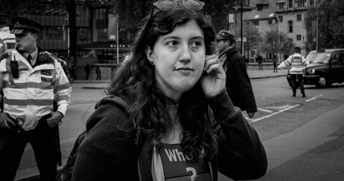 DPAC 'Trash The Tories' Demonstration 2017 General Election, London. 2nd May 2017 - Part One - Road Block. Photographs by Christopher John Ball DPAC 'Trash The Tories' Demonstration 2017 General Election, London. 2nd May 2017 - Part One - Road Block.