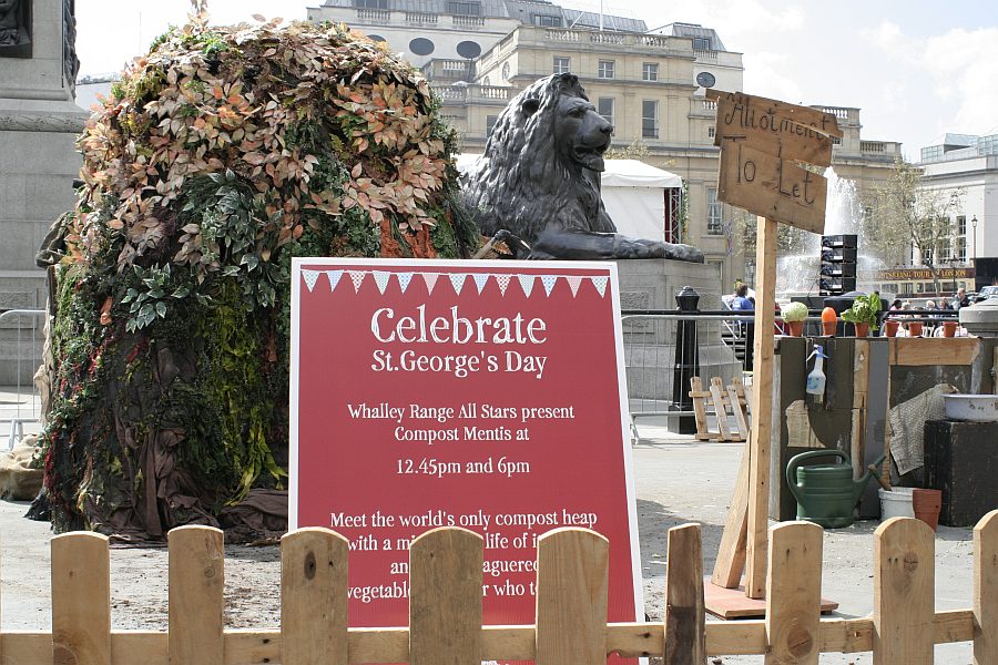 London - A City and its People - St Georges Day Trafalgar Square 2008 - A photographic study by Christopher John Ball - Photographer and Writer