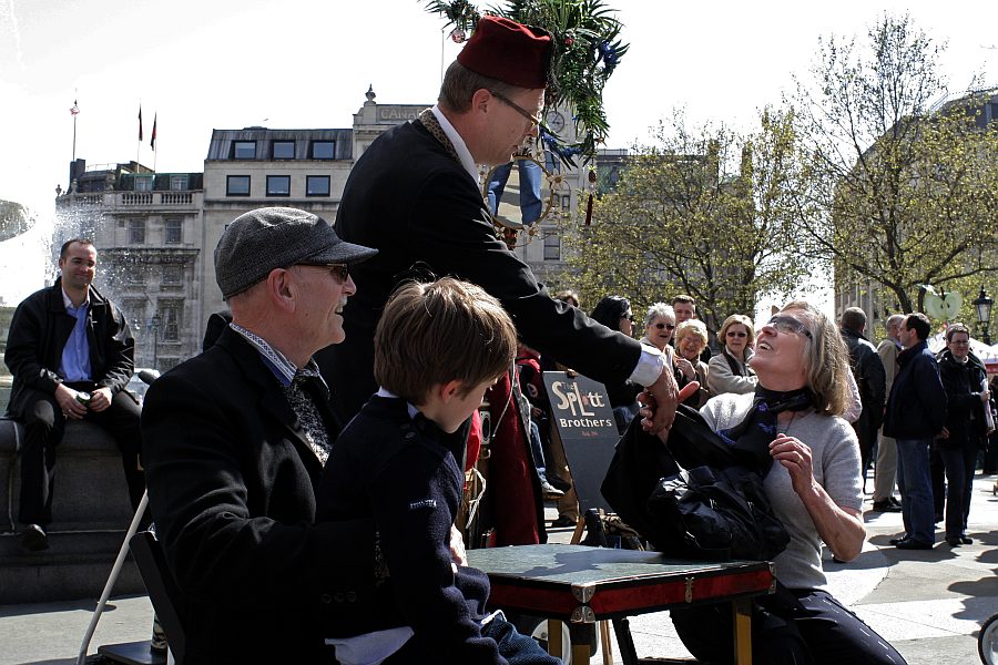 London - A City and its People - St Georges Day Trafalgar Square 2008 - A photographic study by Christopher John Ball - Photographer and Writer